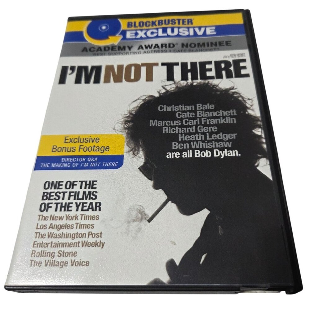 Im Not There Richard Gere Cate Blanchett Blockbuster Exclusive DVD Movie 2007